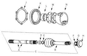 Drive Shafts NON ABS From JA032851
